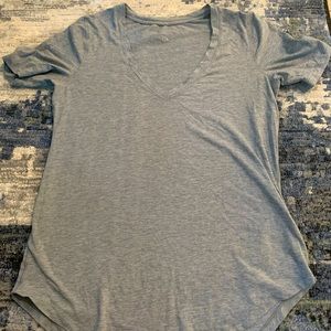 Lululemon Grey Love V Neck T Shirt Size 6